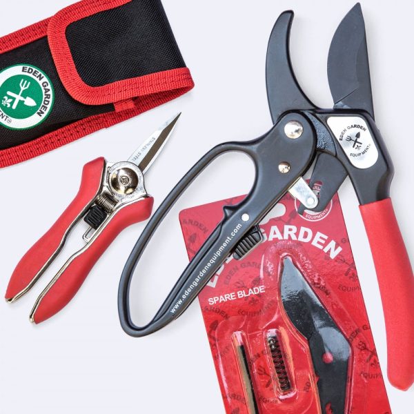 Pack 2 Secateur + Floral Shear+ Spare Blade Secateur